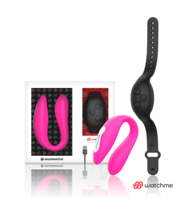 WEARWATCH - VIBRADOR DUAL TECHNOLOGY WATCHME FUCSIA /AZABACHE