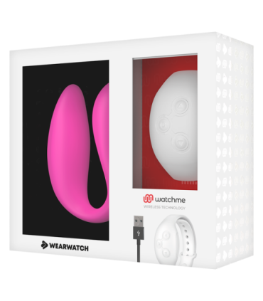 WEARWATCH - VIBRADOR DUAL TECHNOLOGY WATCHME FUCSIA / NÍVEO