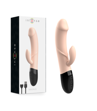 INTENSE - MAGNUS VIBRADOR RECARGABLE DUAL NATURAL