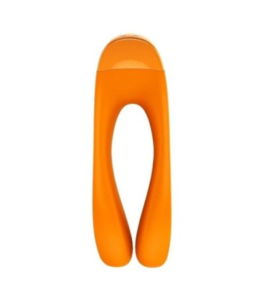 SATISFYER - CANDY CANE VIBRADOR DEDO NARANJA