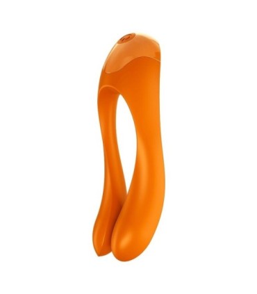 SATISFYER - CANDY CANE VIBRADOR DEDO NARANJA