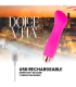 DOLCE VITA - VIBRADOR RECARGABLE ONE ROSA 7 VELOCIDADES