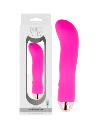 DOLCE VITA - VIBRADOR RECARGABLE TWO ROSA 7 VELOCIDADES