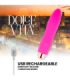 DOLCE VITA - VIBRADOR RECARGABLE FOUR ROSA 7 VELOCIDADES
