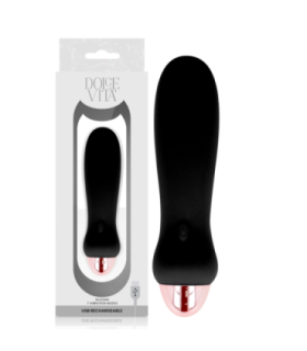 DOLCE VITA - VIBRADOR RECARGABLE FIVE NEGRO 7 VELOCIDADES
