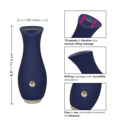 CALEXOTICS - CHIC TULIP MASAJEADOR AZUL