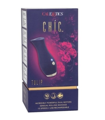 CALEXOTICS - CHIC TULIP MASAJEADOR AZUL