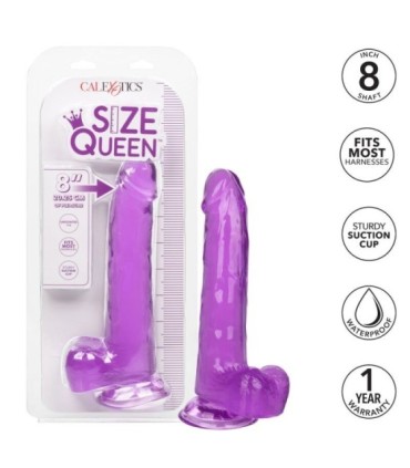 CALEXOTICS - SIZE QUEEN DILDO LILA 20.3 CM