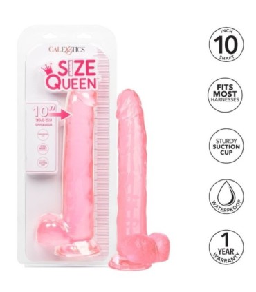 CALEXOTICS - SIZE QUEEN DILDO ROSA 25.5 CM