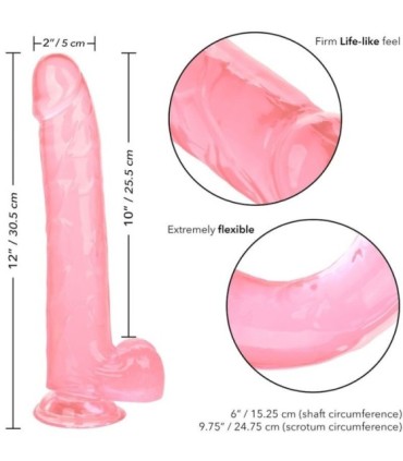 CALEXOTICS - SIZE QUEEN DILDO ROSA 25.5 CM