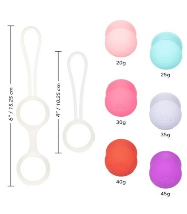 CALEXOTICS - SHE-OLOGY SET BOLAS KEGEL INTERCAMBIABLES