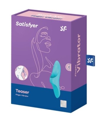 SATISFYER - TEASER DEDAL VIBRADOR AZUL LIGHT