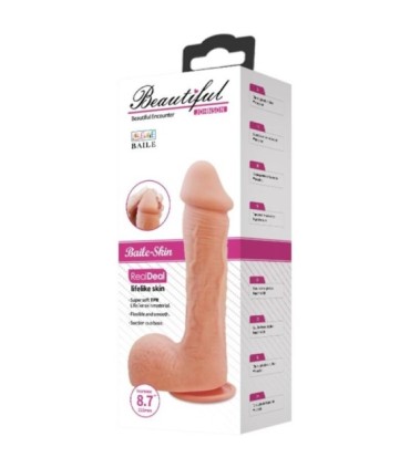 BAILE - DILDO JOHNSON PIEL REALISTA 22 CM