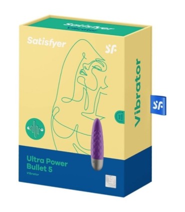 SATISFYER - ULTRA POWER BULLET 5 BALA VIBRADORA VIOLETA