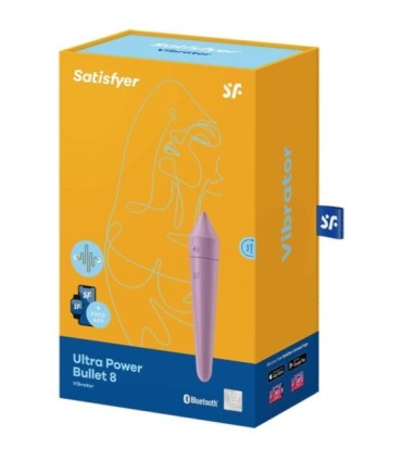 SATISFYER - ULTRA POWER BULLET 8 BALA VIBRADORA LILA
