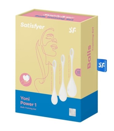 SATISFYER - YONI POWER 1 KIT DE ENTRENAMIENTO BLANCO