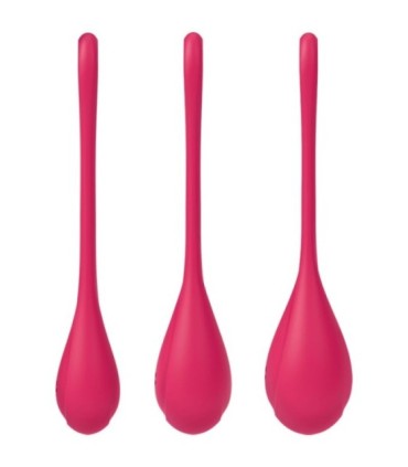 SATISFYER - YONI POWER 1 KIT DE ENTRENAMIENTO ROJO