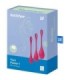 SATISFYER - YONI POWER 1 KIT DE ENTRENAMIENTO ROJO