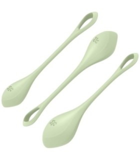 SATISFYER - YONI POWER 2 KIT DE ENTRENAMIENTO VERDE