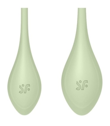 SATISFYER - YONI POWER 2 KIT DE ENTRENAMIENTO VERDE
