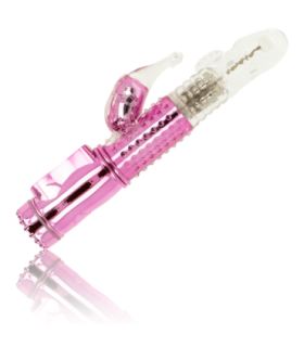 OHMAMA - VIBRADOR CON FUNCION ROTACION Y ESTIMULADOR CLITORIS