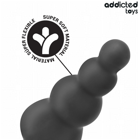 ADDICTED TOYS - PLUG ANAL CON ANILLO SILICONA MODELO 5
