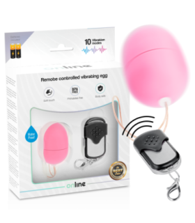 ONLINE - HUEVO VIBRADOR CONTROL REMOTO S ROSA