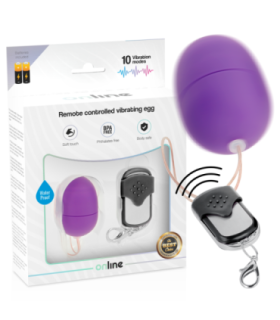 ONLINE - HUEVO VIBRADOR CONTROL REMOTO S LILA