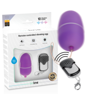 ONLINE - HUEVO VIBRADOR CONTROL REMOTO M LILA