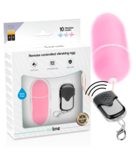 ONLINE - HUEVO VIBRADOR CONTROL REMOTO L ROSA