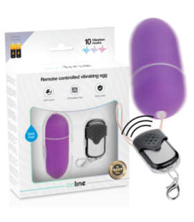 ONLINE - HUEVO VIBRADOR CONTROL REMOTO L LILA