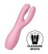 SATISFYER - THREESOME 3 VIBRADOR ROSA