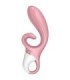 SATISFYER - HUG ME VIBRADOR RABBIT APP ROSA