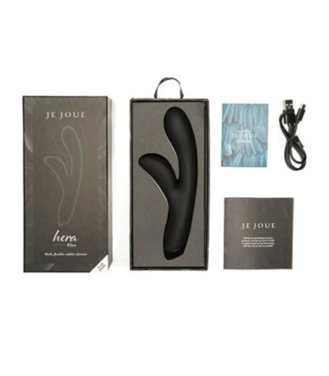 JE JOUE - HERA FLEX VIBRADOR RABBIT - NEGRO