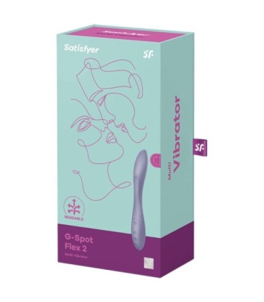 SATISFYER - G-SPOT FLEX 2 MULTI VIBRADOR MORADO