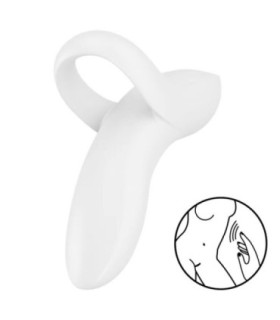 SATISFYER - BOLD LOVER DEDAL VIBRADOR BLANCO