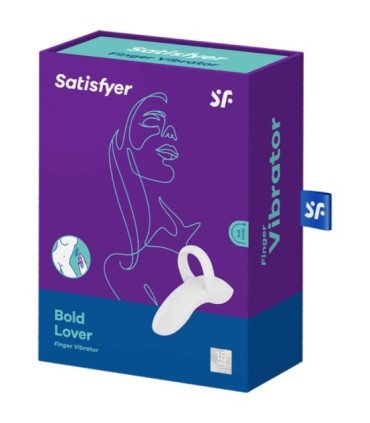 SATISFYER - BOLD LOVER DEDAL VIBRADOR BLANCO