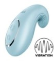 SATISFYER - DIPPING DELIGHT VIBRADOR LAY-ON ROJO