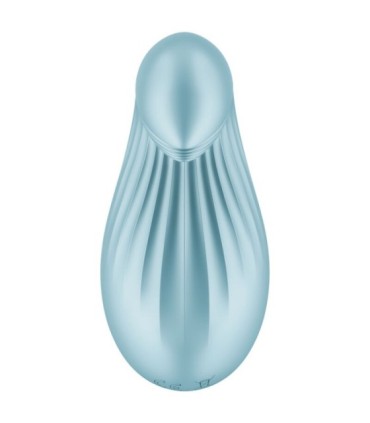 SATISFYER - DIPPING DELIGHT VIBRADOR LAY-ON AZUL