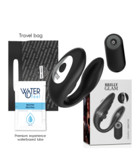 BRILLY GLAM- COUPLE PULSING & VIBRATING CONTROL REMOTO