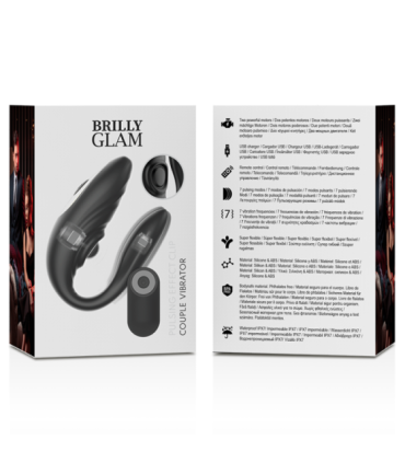 BRILLY GLAM- COUPLE PULSING & VIBRATING CONTROL REMOTO