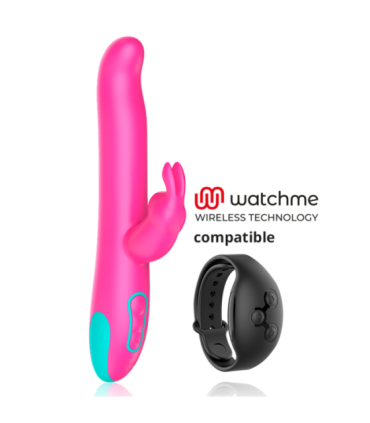 HAPPY LOKY - PLUTO RABBIT VIBRATOR & ROTATOR COMPATIBLE CON WATCHME WIRELESS TECHNOLOGY