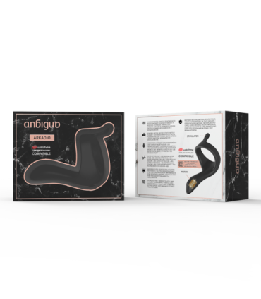 ANBIGUO - ARKADIO ESTIMULADOR GLANDE & PERINEO COMPATIBLE CON WATCHME WIRELESS TECHNOLOGY