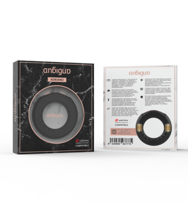 ANBIGUO - ADRIANO ANILLO VIBRADOR COMPATIBLE CON WATCHME WIRELESS TECHNOLOGY