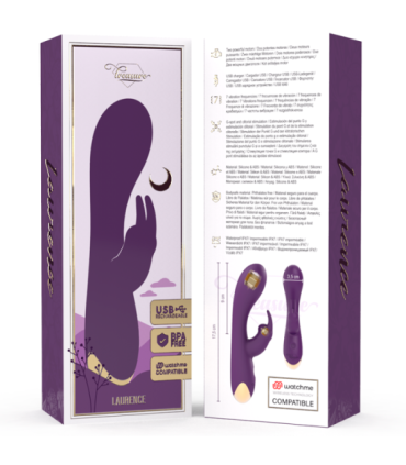 TREASURE - LAURENCE RABBIT VIBRADOR COMPATIBLE CON LA TECNOLOGÍA WATCHME WIRELESS