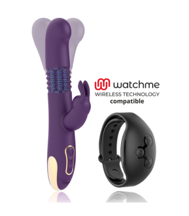 TREASURE - BASTIAN RABBIT UP & DOWN, ROTATOR & VIBRATOR COMPATIBLE CON WATCHME WIRELESS TECHNOLOGY