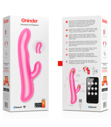 ONINDER - OSLO VIBRACIÓN Y ROTACIÓN ROSA - APLICACIÓN GRATUITA