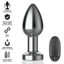 INTENSE - PLUG ANAL 10 VIBRACIONES METAL CON CONTROL REMOTO M