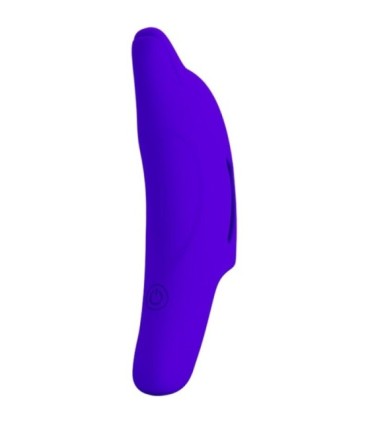 PRETTY LOVE - DELPHINI PODEROSO ESTIMULADOR DE DEDO AZUL OSCURO