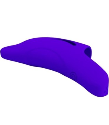 PRETTY LOVE - DELPHINI PODEROSO ESTIMULADOR DE DEDO AZUL OSCURO